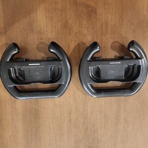 Nintendo Switch Joy-Con Wheel (Set of 2) Black Works For Mario Kart Racing Grip